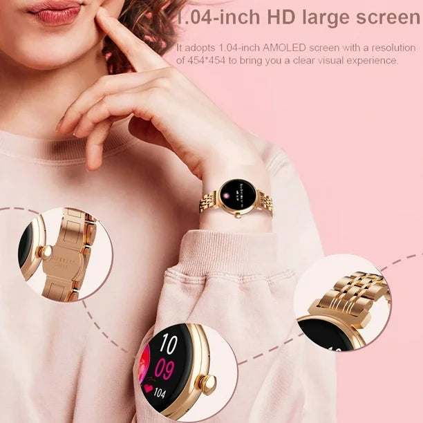 1.04 inch AMOLED Screen Fashion Ladies Smart Watch Screen