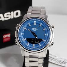 Luxury Waterproof Casio AMW-880D Watch with Light Dual Display